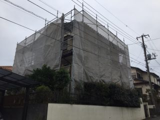 戸建修繕足場(事例３)